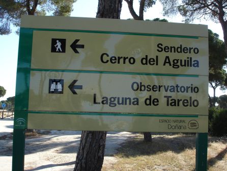 Señalización del Sendero Cerro del Águila Señalización del Sendero Cerro del Águila
