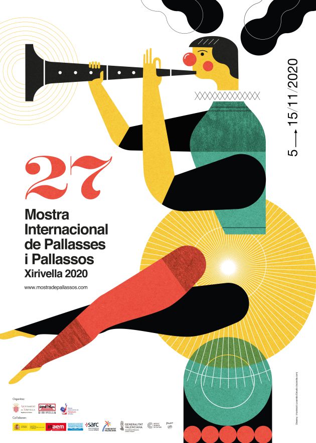 Cartel de la Mostra Internacional de Pallassos i Pallasses de Xirivella 2020 Cartel de la Mostra Internacional de Pallassos i Pallasses de Xirivella 2020