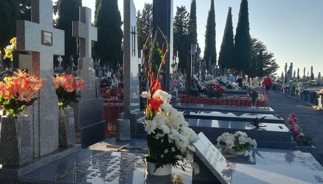 Una de las zonas nuevas del cementerio de la capital Una de las zonas nuevas del cementerio de la capital