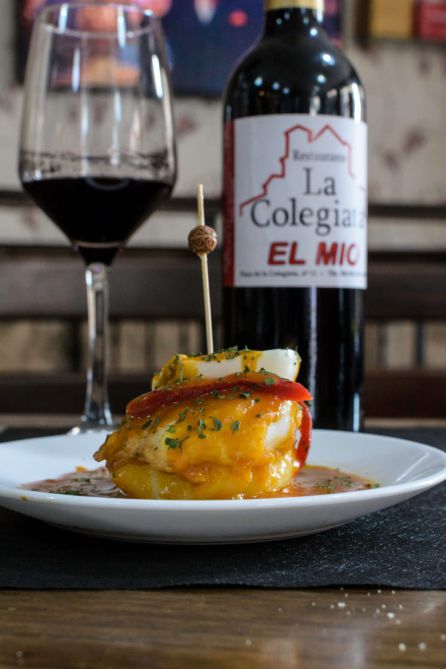 La tapa ganadora de La Colegiata, en Toro. La tapa ganadora de La Colegiata, en Toro.