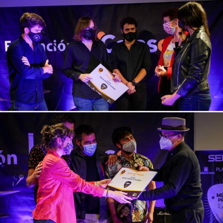 Niño Bravo y Sarabanda recogen su 3º y 2º premios de Música Propia by Planneo Niño Bravo y Sarabanda recogen su 3º y 2º premios de Música Propia by Planneo