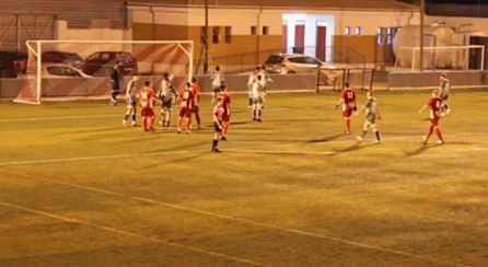 Momentos previos al saque de esquina del que llegaba el gol del Jódr C.F. Momentos previos al saque de esquina del que llegaba el gol del Jódr C.F.