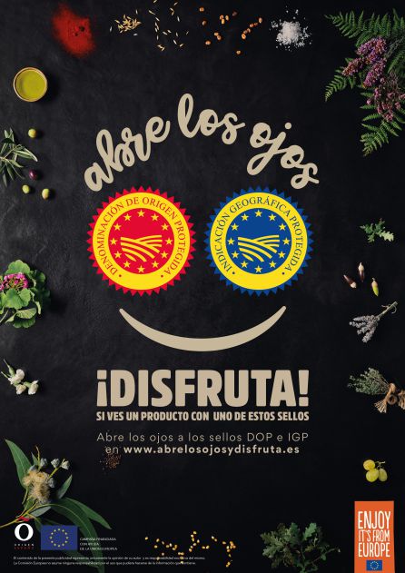 Imagen oficial de la campaña 'Abre los ojos, ¡Disfruta!' Imagen oficial de la campaña 'Abre los ojos, ¡Disfruta!'