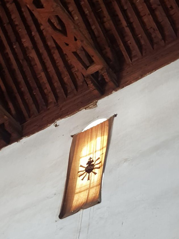 Artesonado de la iglesia de San Bartolomé, en el Albaicín granadino, sede de la nueva parroquia ortodoxa rusa en Granada Artesonado de la iglesia de San Bartolomé, en el Albaicín granadino, sede de la nueva parroquia ortodoxa rusa en Granada