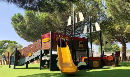Así quedará el parque de Thiviers. Así quedará el parque de Thiviers.