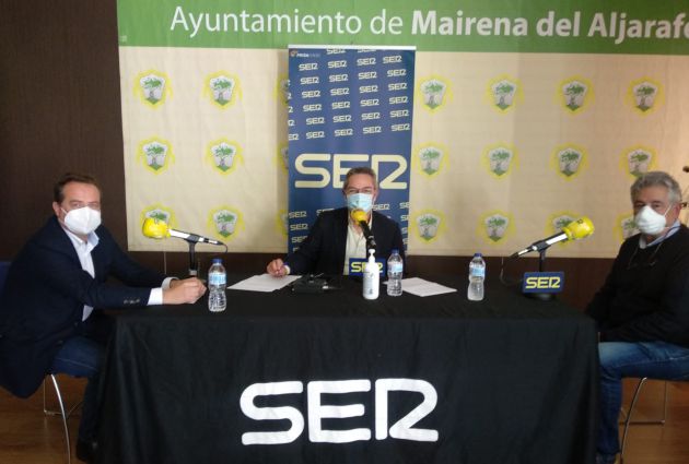 Antonio Conde, Salomón Hachuel y el pediatra Fermín García Antonio Conde, Salomón Hachuel y el pediatra Fermín García