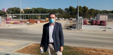 Obras en el Parque Central: gerente de Urbanismo Fernando Rodríguez Obras en el Parque Central: gerente de Urbanismo Fernando Rodríguez