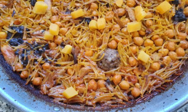 Fideuà de putxero Fideuà de putxero