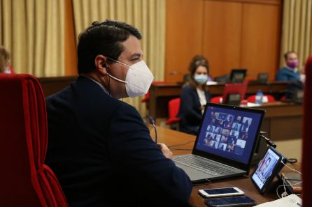 El Pleno extraordinario se celebró de forma telemática El Pleno extraordinario se celebró de forma telemática