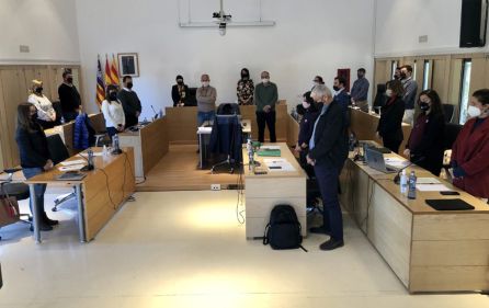 Minuto de silencio en el Consell de Formentera Minuto de silencio en el Consell de Formentera