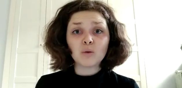 Celia García-Cesto, actriz del vídeo de Marina Agudo. Celia García-Cesto, actriz del vídeo de Marina Agudo.