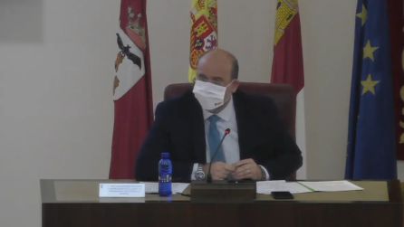 José Luis Martínez Guijarro durante su comparecencia José Luis Martínez Guijarro durante su comparecencia