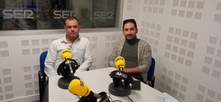 Carlos Amaro (izquierda) y Fran Hervás, en Radio Puertollano Cadena SER Carlos Amaro (izquierda) y Fran Hervás, en Radio Puertollano Cadena SER