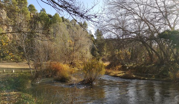 Río Cabriel a su paso por la ruta a la Playeta de Víllora. Río Cabriel a su paso por la ruta a la Playeta de Víllora.