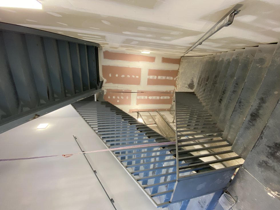 Espacios aún en obras del Hospital Enfermera Isabel Zendal. Espacios aún en obras del Hospital Enfermera Isabel Zendal.