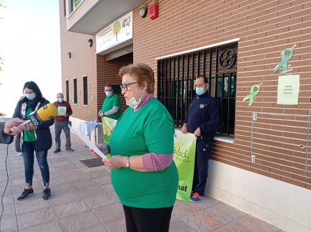 Momento de la lectura del Manifiesto Oficial, por Salvadora Justicia Momento de la lectura del Manifiesto Oficial, por Salvadora Justicia