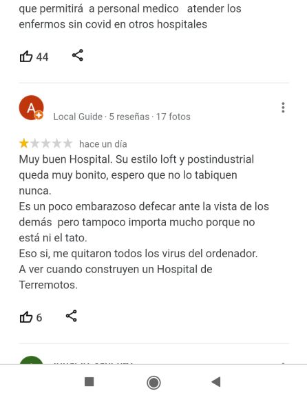 La opinión crítica de un usuario. La opinión crítica de un usuario.