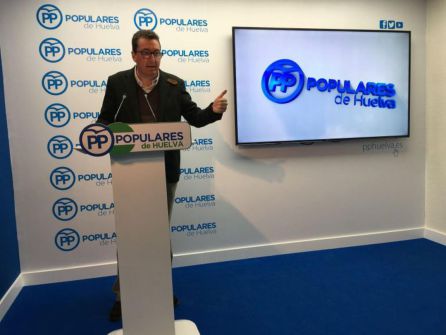 Manuel Andrés González, presidente del PP onubense Manuel Andrés González, presidente del PP onubense