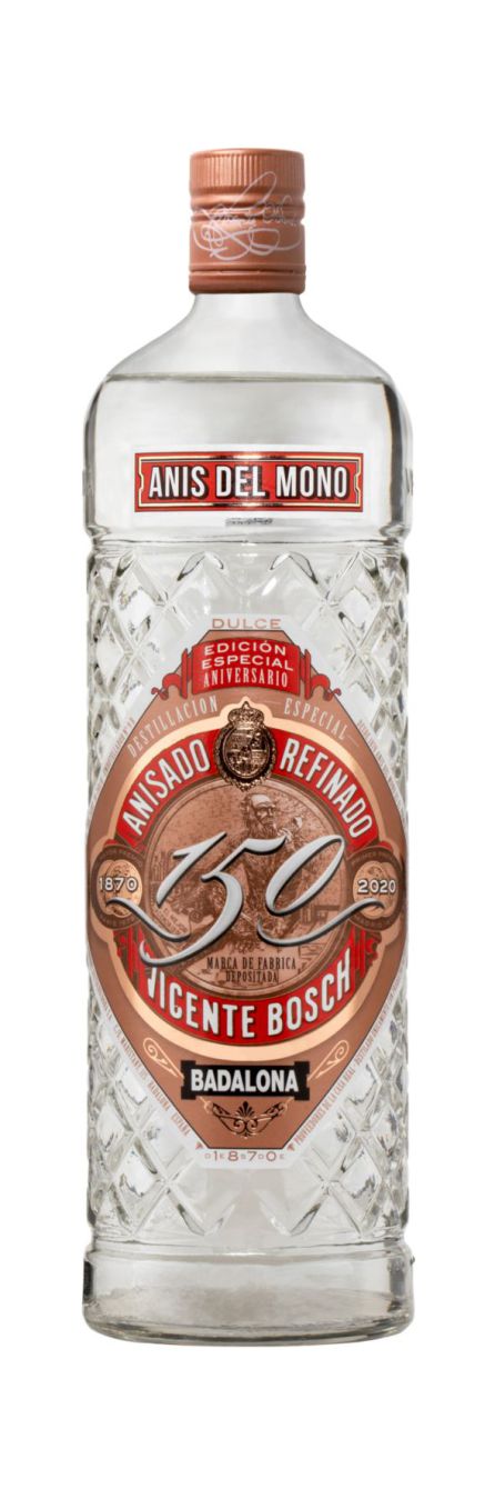 Botella de Anís del mono edició limitada 150 aniversario Botella de Anís del mono edició limitada 150 aniversario