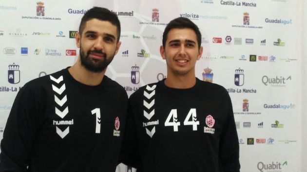 Saeid y Daniel Santamaría el día de su presentación Saeid y Daniel Santamaría el día de su presentación