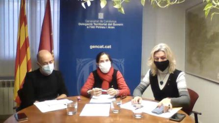 Captura de la roda de premsa telemàtica que ha fet avui 10 de Desembre, el departament de Salut, amb DIvina Farreny al centre, després de la intervenció de la gestió del centre el passat 28 de Novembre Captura de la roda de premsa telemàtica que ha fet avui 10 de Desembre, el departament de Salut, amb DIvina Farreny al centre, després de la intervenció de la gestió del centre el passat 28 de Novembre