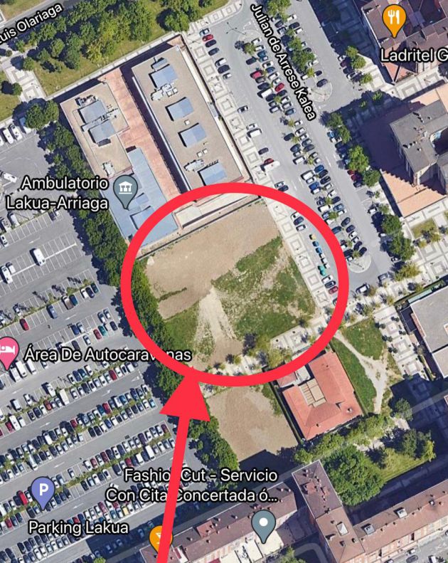 Ubicación de la parcela que propone el Ayuntamiento como alternativa Ubicación de la parcela que propone el Ayuntamiento como alternativa