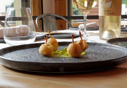 Una de les creacions del restaurant. Una de les creacions del restaurant.