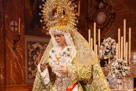La Virgen de la Esperanza, en su veneración de diciembre de 2020 La Virgen de la Esperanza, en su veneración de diciembre de 2020