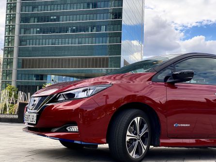 Aspecto exterior lateral del Nissan LEAF Aspecto exterior lateral del Nissan LEAF
