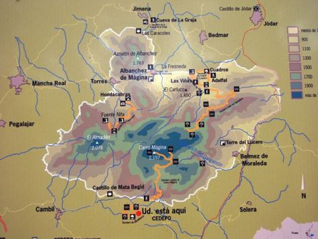 Plano de la comarca donde se ubican todos los municipios Plano de la comarca donde se ubican todos los municipios