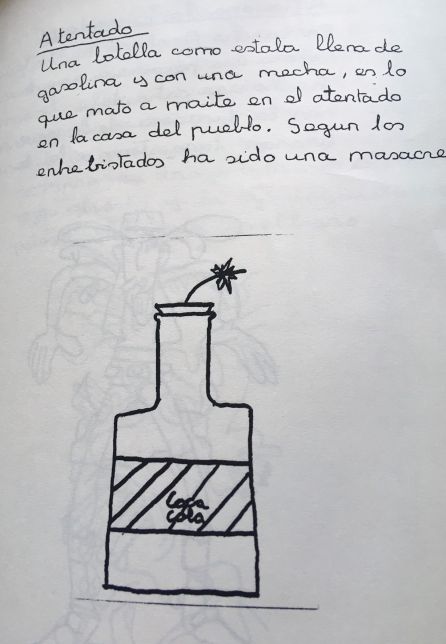 Crónica estudiantil del atentado contra la casa del pueblo de Portugalete Crónica estudiantil del atentado contra la casa del pueblo de Portugalete