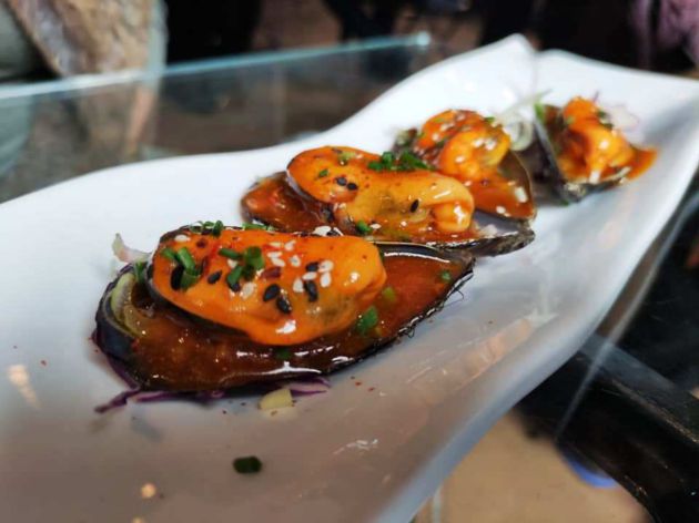 Mejillones con vinagreta tailandesa Mejillones con vinagreta tailandesa