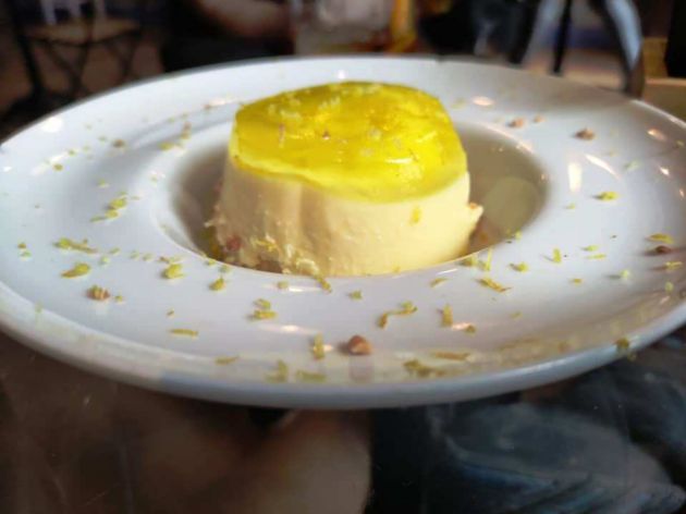 Puddin de cítricos con gelatina de limón Puddin de cítricos con gelatina de limón