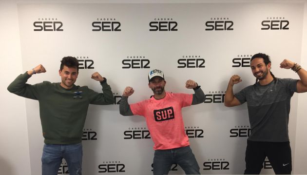 De izquierda a derecha: Sergio Sellés, Miguel Angel López 'BigMike' y Alredo Sempere De izquierda a derecha: Sergio Sellés, Miguel Angel López 'BigMike' y Alredo Sempere