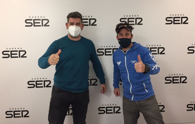 Raúl García, presidente del Club Alibike (izquierda) junto a Miguel Angel López Raúl García, presidente del Club Alibike (izquierda) junto a Miguel Angel López