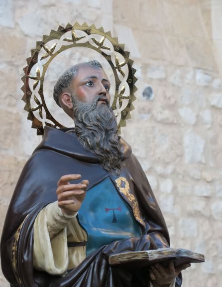Imagen de San Antonio Abad, patrón de los animales Imagen de San Antonio Abad, patrón de los animales