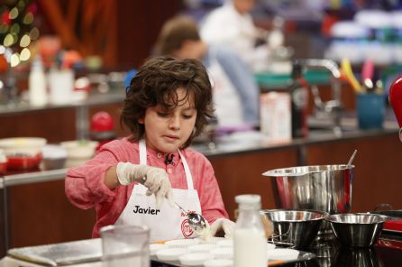 Javier durante el cocinado Javier durante el cocinado