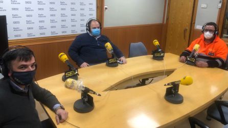 Carlos Rubio, Julián Ramón y Aquilino Luján Carlos Rubio, Julián Ramón y Aquilino Luján