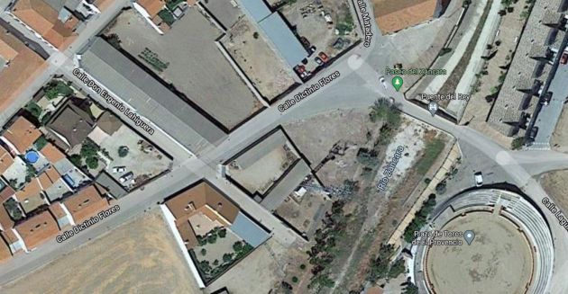 Río Záncara sin agua en su cauce a su paso por El Provencio en una imagen de satélite. Río Záncara sin agua en su cauce a su paso por El Provencio en una imagen de satélite.