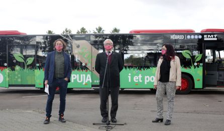 Presentación de los nuevos autobuses híbridos Presentación de los nuevos autobuses híbridos