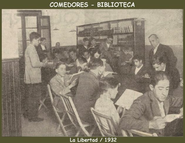 La biblioteca de los comedores La biblioteca de los comedores