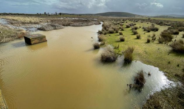 Aportaciones de lluvias en las inmediaciones del embalse de Gasset, en los últimos días Aportaciones de lluvias en las inmediaciones del embalse de Gasset, en los últimos días