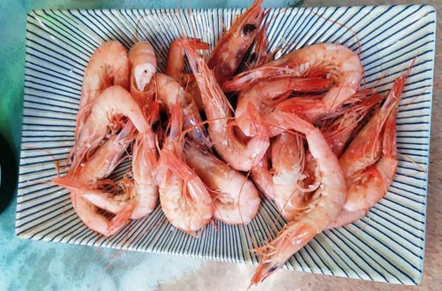 Gambas blancas cocidas Gambas blancas cocidas