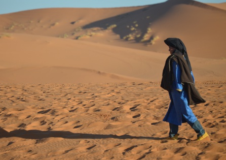 Moha, colaborador del programa dedicado al desierto del Sáhara Moha, colaborador del programa dedicado al desierto del Sáhara