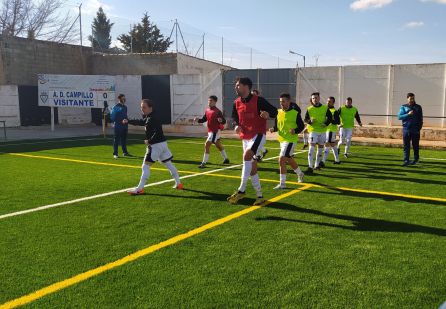 Preparación previa a un partido del AD Campillo Preparación previa a un partido del AD Campillo
