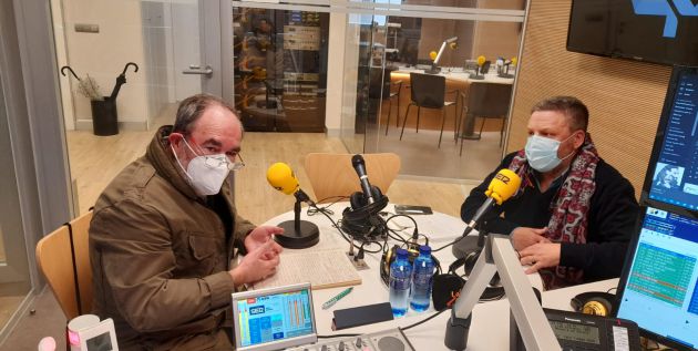 Ángel Martínez y Rafa Miquel, en la charla Ángel Martínez y Rafa Miquel, en la charla