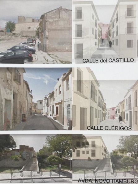 Imagen actual de la manzana y cómo quedaría Imagen actual de la manzana y cómo quedaría