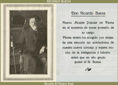 Ricardo Buesa cuando fue alcalde Ricardo Buesa cuando fue alcalde