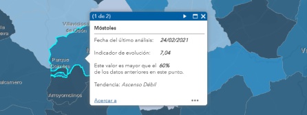 Datos semanales de presencia de SARS-CoV-2 en las aguas residuales de Móstoles Datos semanales de presencia de SARS-CoV-2 en las aguas residuales de Móstoles