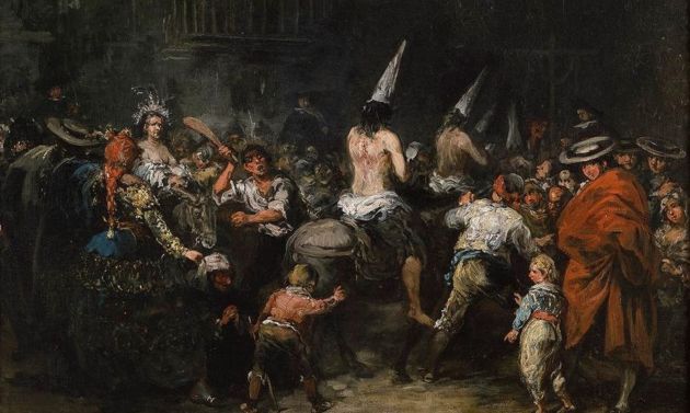 Cuadro 'Condenados por la Inquisición', de Eugenio Lucas, siglo XIX. Cuadro 'Condenados por la Inquisición', de Eugenio Lucas, siglo XIX.